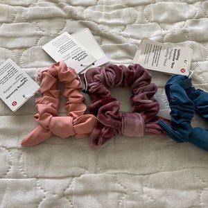 Lululemon scrunchies, 3 for $10